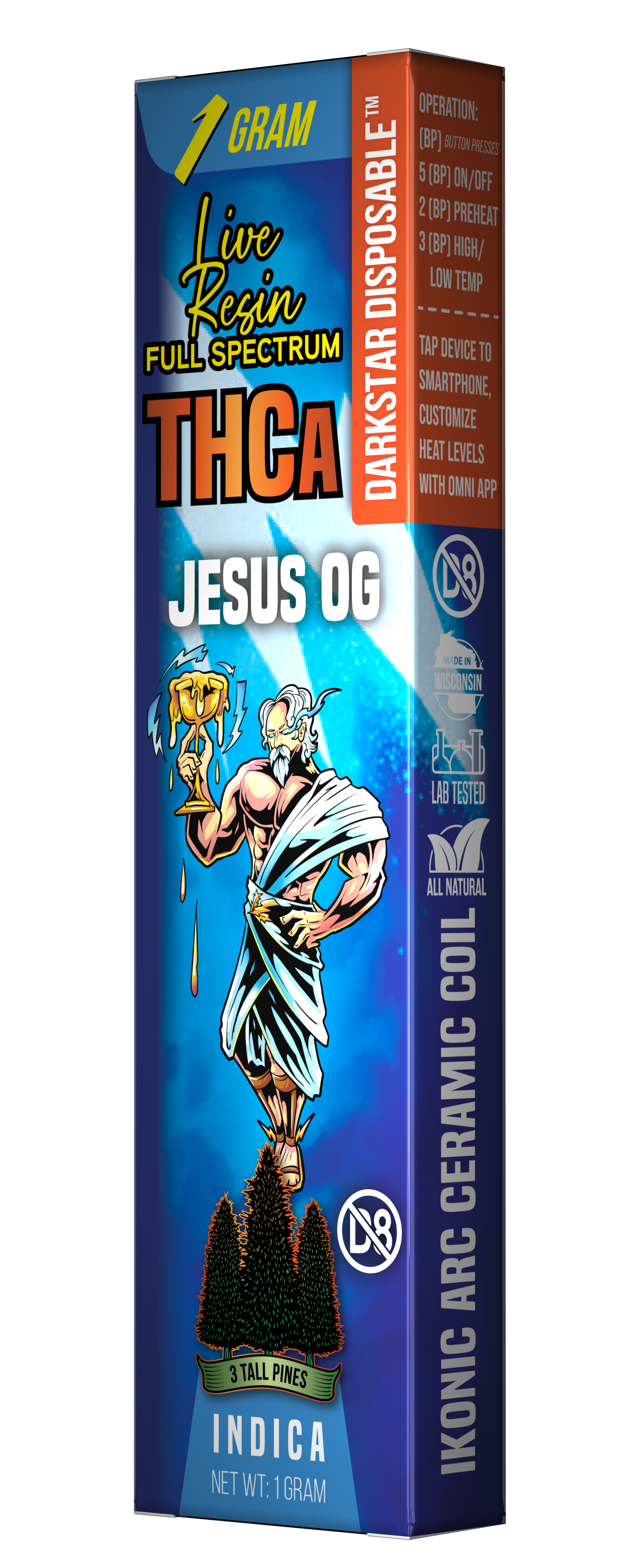 Omni Disposable Vape THCa Vape - Jesus OG Omni Disposable Vape THCa Vape - Jesus OG