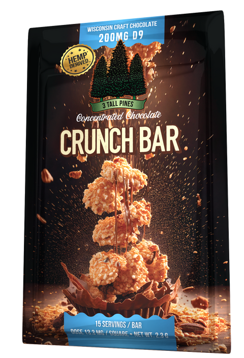 Milk Chocolate Crunch - Delta 9 Chocolate Bar