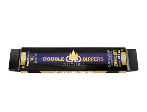 Fatso OG/Dos-si-Dos - Delta 10/Entourage - Darkstar Double Dipper Disposable Vape