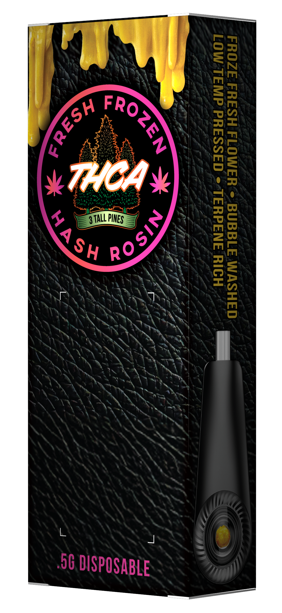 Fresh Frozen Hash Rosin THCA Vape - Hybrid 3 Tall Pines Farm Fresh Frozen Hash Rosin THCA Vape - Hybrid 3 Tall Pines Farm