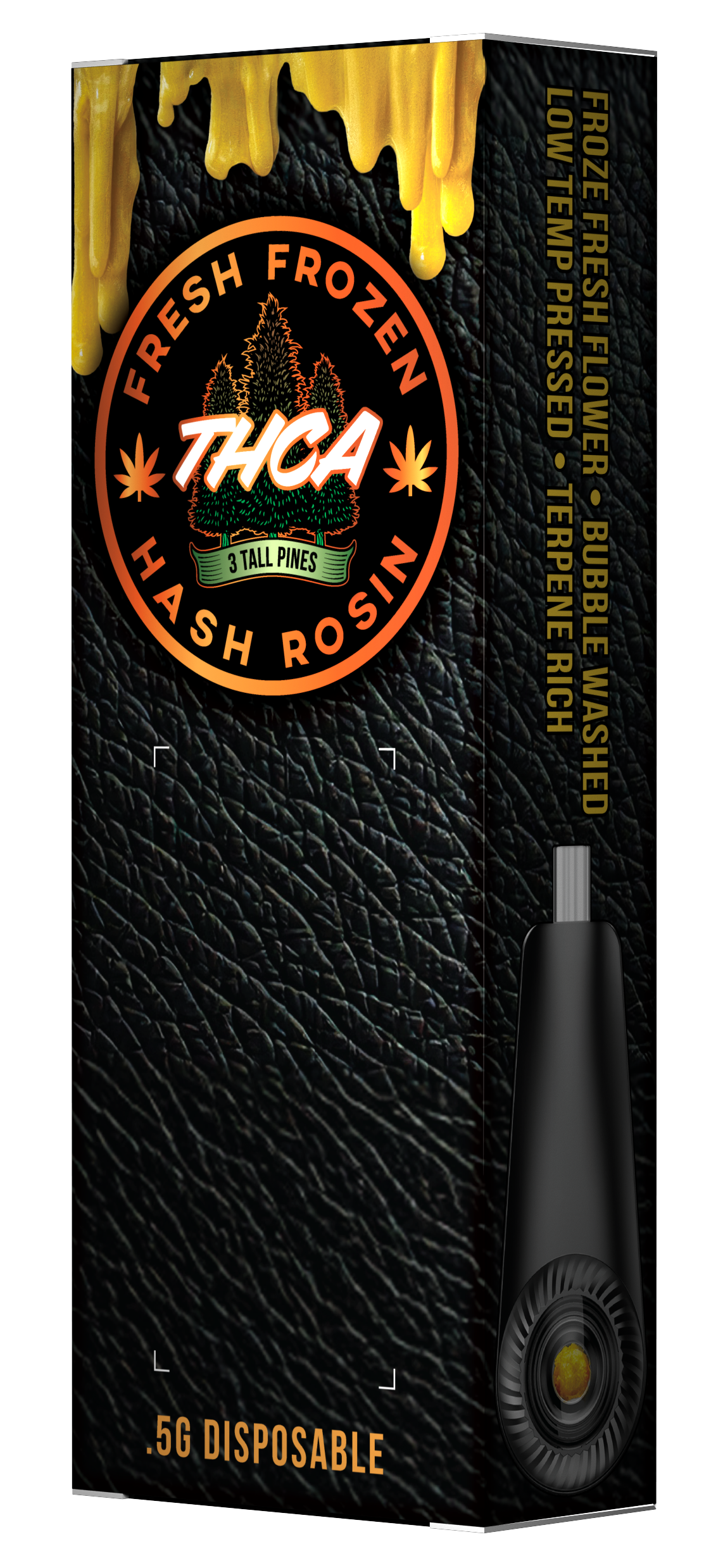 Fresh Frozen Hash Rosin THCA Vape - Indica 3 Tall Pines Farm Fresh Frozen Hash Rosin THCA Vape - Indica 3 Tall Pines Farm