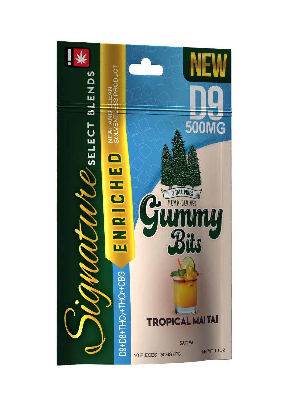 Tropical Mai Tai- Delta 9 Gummies - 3 Tall Pines