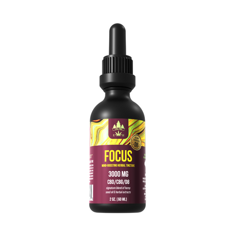 Focus Tincture Delta 8/CBG/CBD - (3000mg)