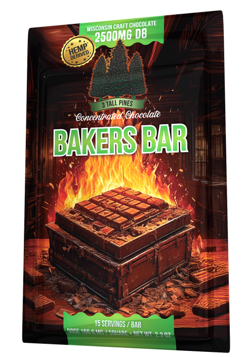 Bakers Bar - Delta 8 Chocolate Bar