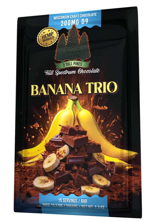 Banana Trio - Delta 9 Chocolate Bar