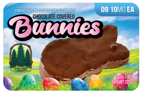 Delta 9 Chocolate Covered Bunnies - 10mg