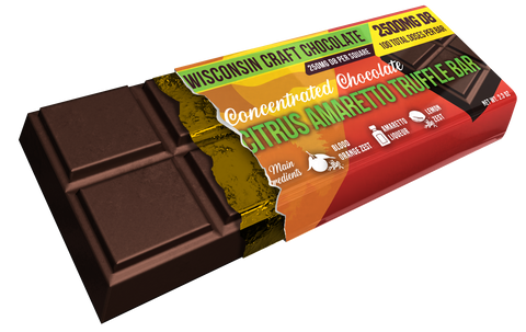 Citrus Amaretto - Delta 8 Chocolate Bar