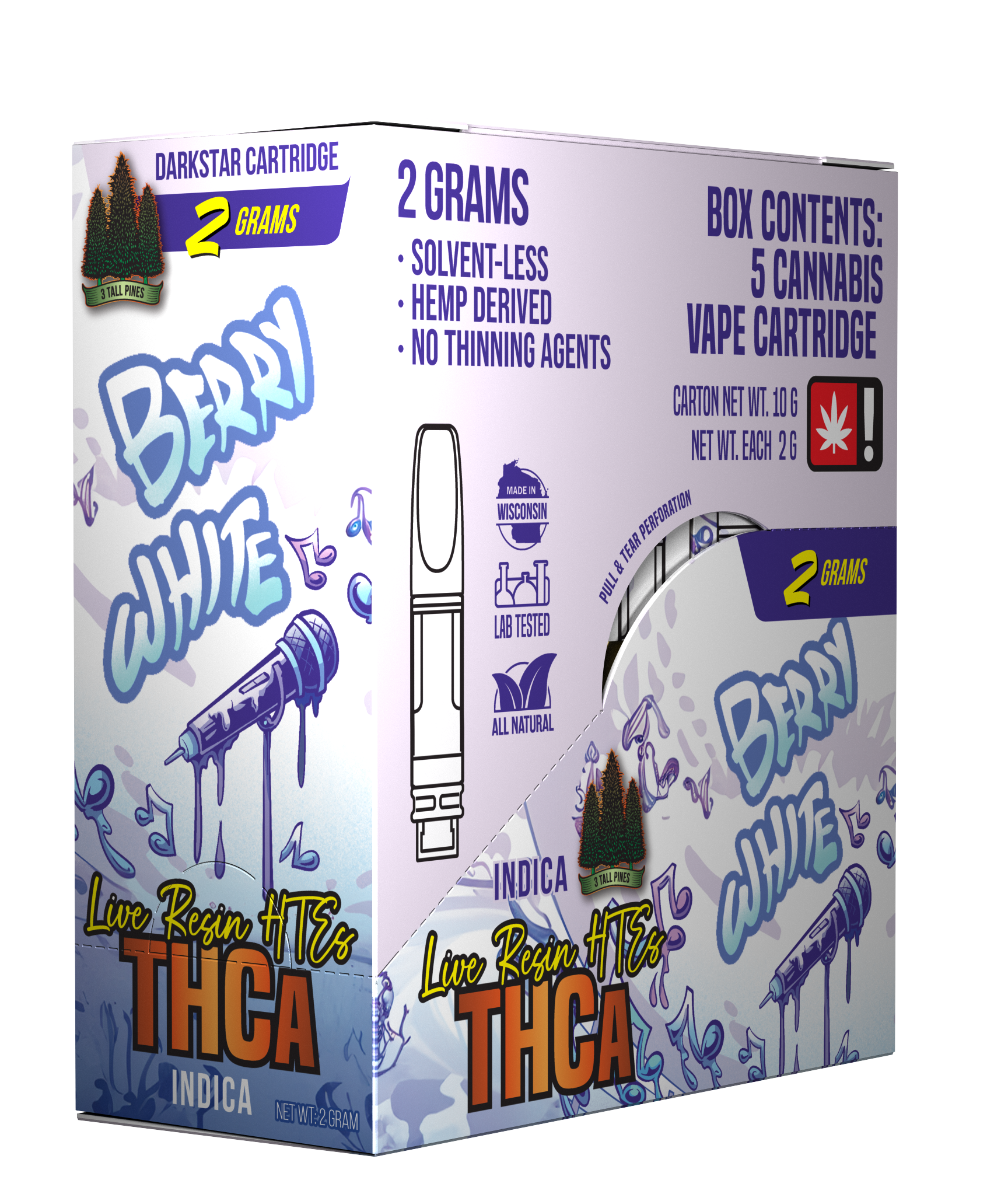 berry white 5 pack