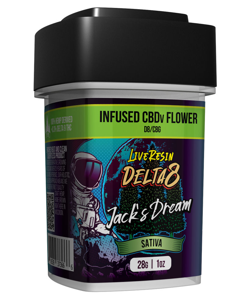 Delta 8 - Infused CBDv Flower - Jacks Dream