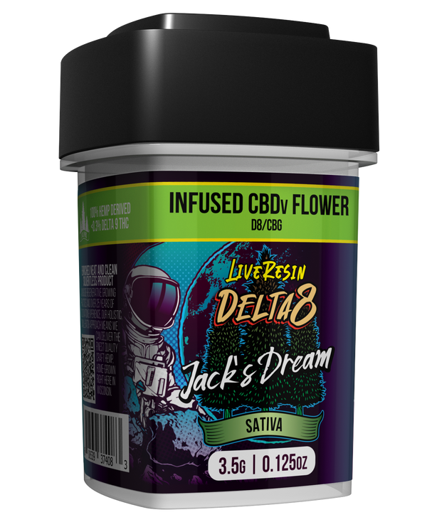 Delta 8 - Infused CBDv Flower - Jacks Dream