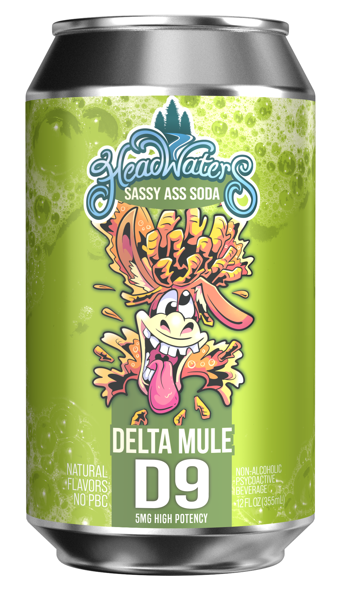 Delta Mule Delta 9 Soda 12oz 5mg