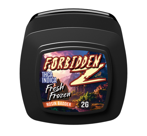 THCA Rosin Badder - Forbidden Z Fresh Frozen 2g Indica