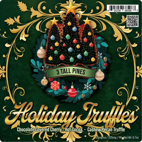 Delta 9 Holiday Truffles - 25mg
