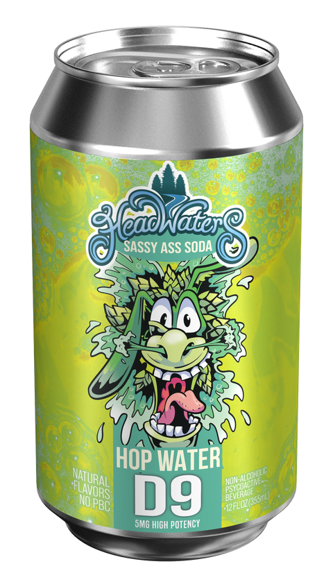 Hop Water Delta 9 Soda 12oz 5mg