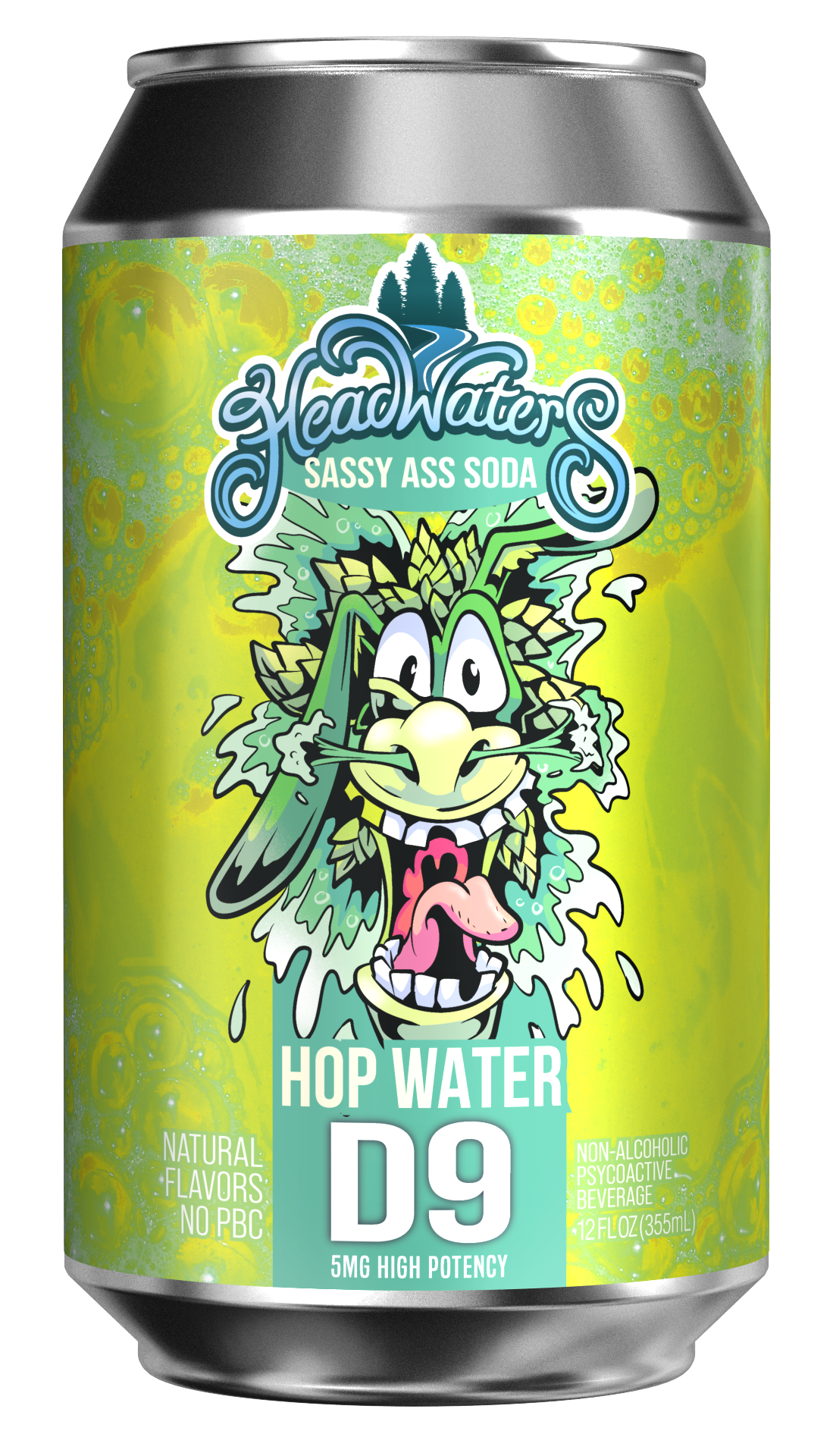 Hop Water Delta 9 Soda 12oz 5mg