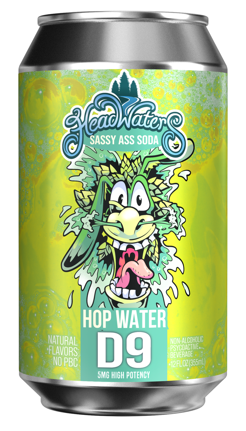 Hop Water Delta 9 Soda 12oz 5mg