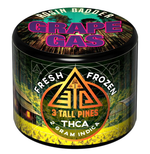 THCA Rosin Badder - Grape Gas Fresh Frozen 2g Indica