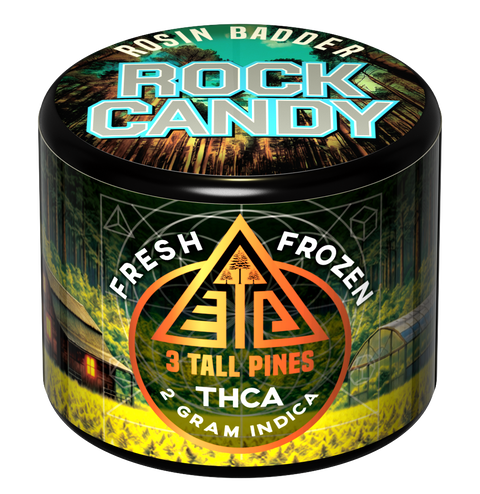 THCA Rosin Badder - Rock Candy Fresh Frozen 2g Indica
