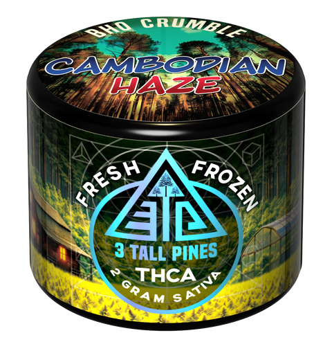 Cambodian Haze - THCa Crumble - Sativa Live Resin BHO 2g