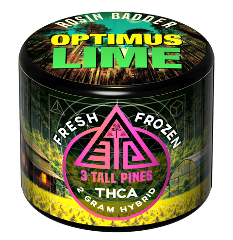 THCA Rosin Badder - Optimus Lime Fresh Frozen 2g Hybrid