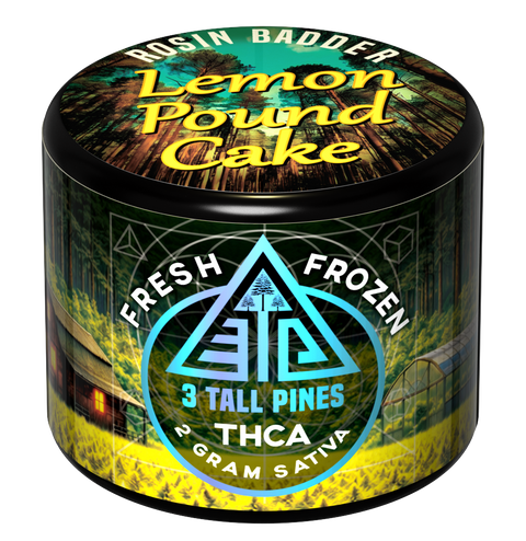 THCA Rosin Badder - Lemon Pound Cake Fresh Frozen 2g Sativa