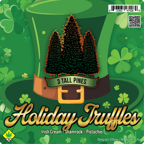 Holiday Truffles St Patrick's Day - 25mg Delta 9