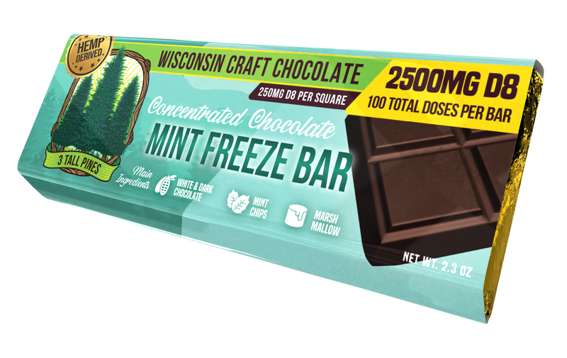 Mint Freeze - Delta 8 Chocolate Bar