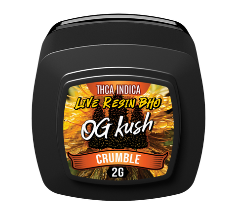 OG Kush - THCa Crumble - Indica Live Resin BHO 2g
