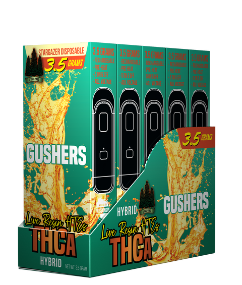 Gushers Live Resin THCA Disposable Vape - 3.5g Hybrid | Stargazer Series