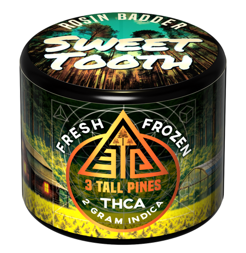THCA Rosin Badder - Sweet Tooth Fresh Frozen 2g Indica