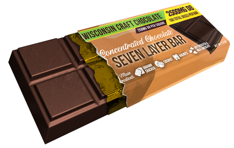 7 Layer - Delta 8 Chocolate Bar