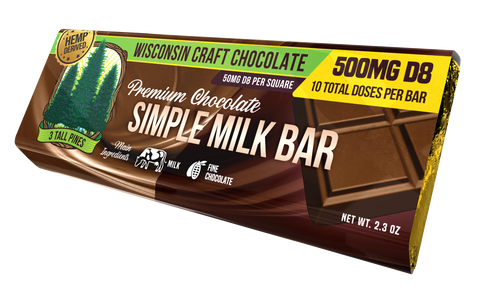 Simple Milk - Delta 8 Chocolate Bar