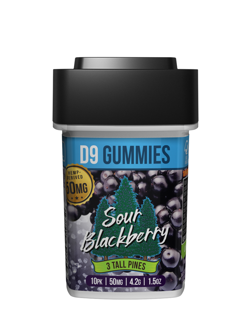 Sour Blackberry- Delta 9 Gummies
