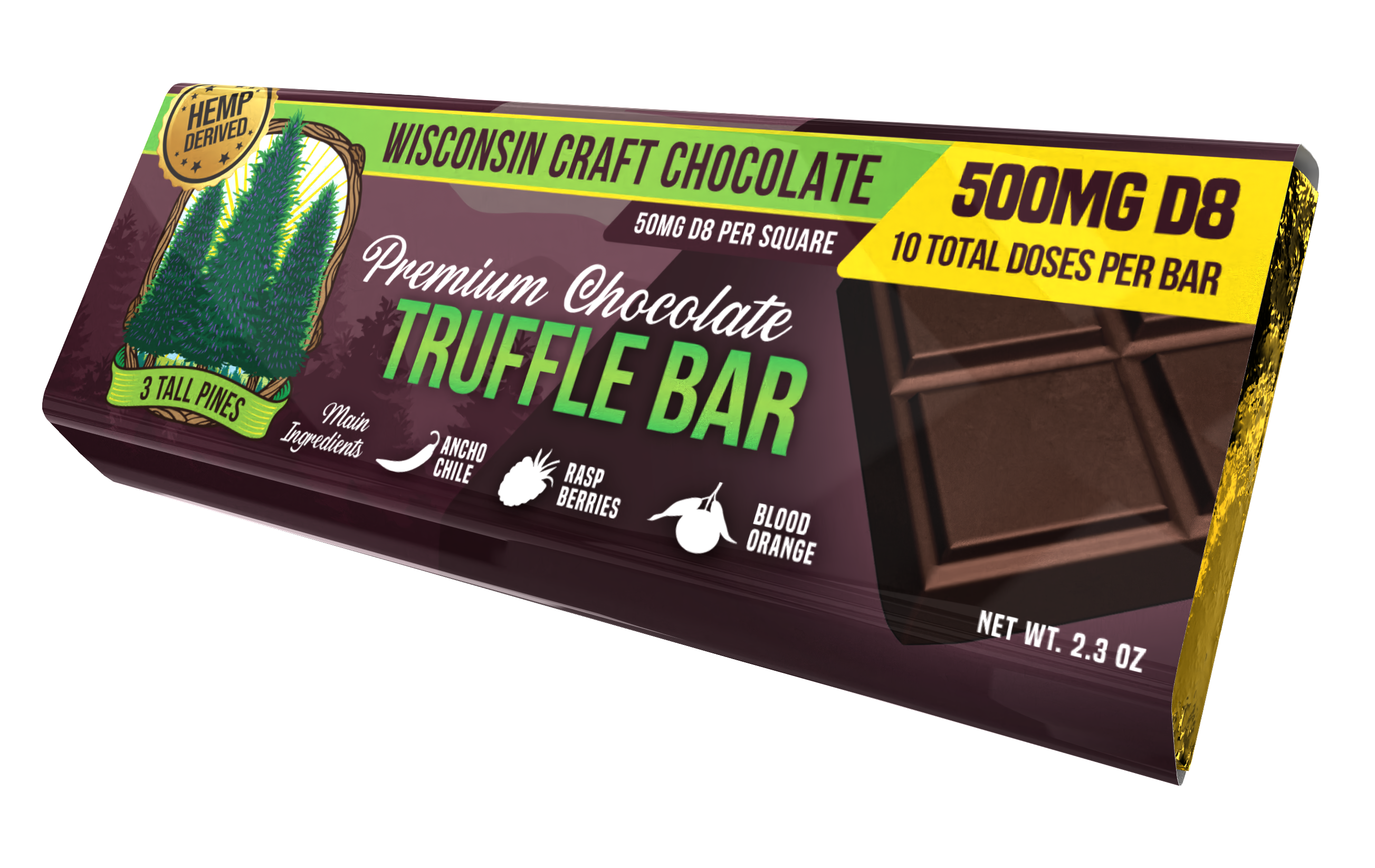 Truffle Bar- Delta 8 Chocolate Bar