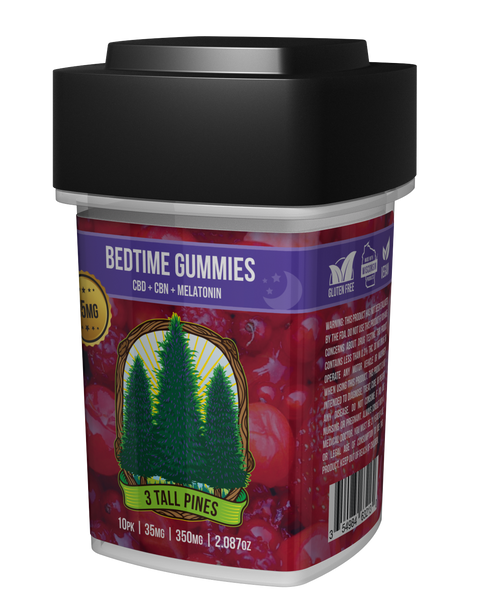 CBD/CBN/Melatonin - Bedtime Gummies (35mg) - 3 Tall Pines Farm