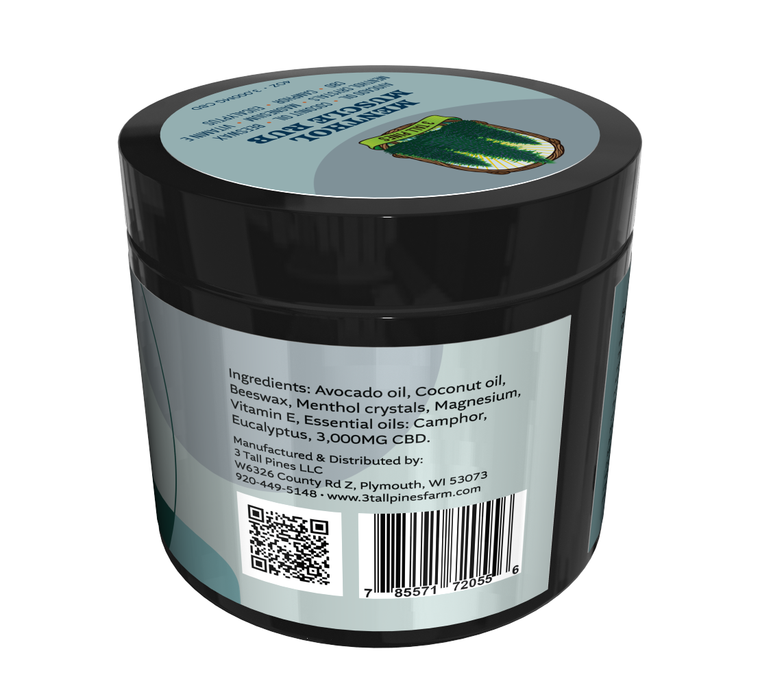 CBD - Menthol Muscle Rub