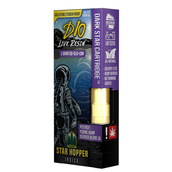 Delta 10 - Darkstar Vape Cartridge - Star Hopper